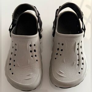 Crocs Echo- Black & Reflective Silver- 2087950WN- Men’s Size 6- Women’s Size 8